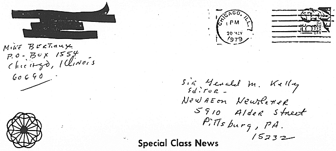 Envelope from Bertiaux