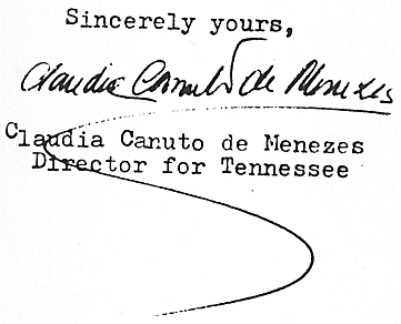 Claudia Canuto de Menezes signature