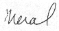 Meral 
signature