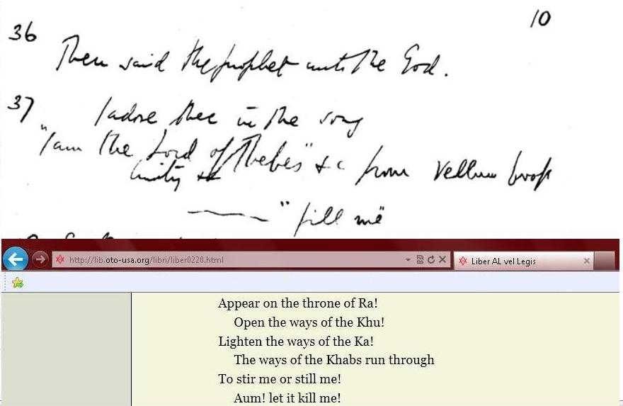 The change made on the Caliphate's site, in defiance to what is stressed in the Book of the Law.